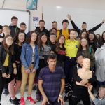 Εκπαίδευση πάνω στις  Α΄ Βοήθειες από τη Διασωστική Ομάδα Πιερίας στο Γυμνάσιο της Κάτω Μηλιάς